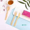 Disposable Natural Eco-friendly Bamboo Spoons Dinner Cutlery Instead of Plastic Utensils